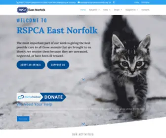 RSpcaeastnorfolk.co.uk(RSPCA East Norfolk) Screenshot