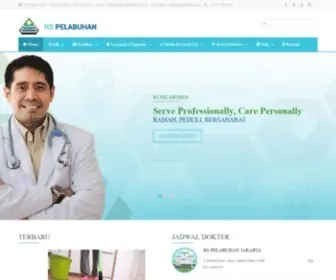 Rspelabuhan.com(Rumah Sakit Pelabuhan) Screenshot