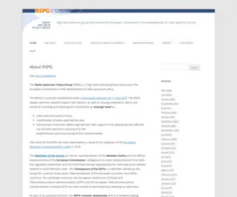 RSPG-Spectrum.eu(Radio Spectrum Policy Group) Screenshot