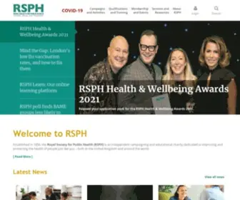 RSPH.org.uk(The Royal Society for Public Health (RSPH)) Screenshot