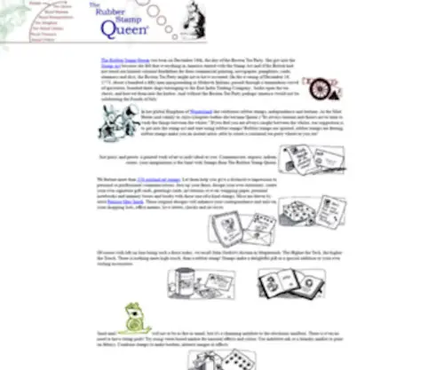 Rsqueen.com(The Rubber Stamp Queen) Screenshot