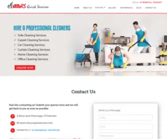 Rsquickservices.com(Residential and Commercial Cleaning Services) Screenshot