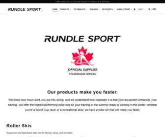 Rsrollerskis.com(Rundle Sport Roller Skis) Screenshot