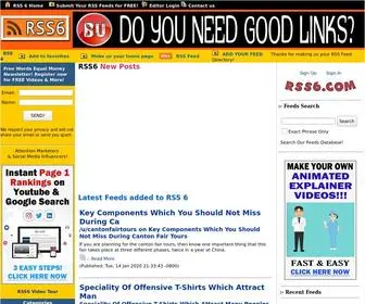 RSS6.com(RSS6) Screenshot