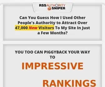 Rssauthoritysniper.com(Instant Authority) Screenshot
