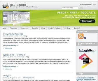 RSsbandit.org(RSS Bandit) Screenshot