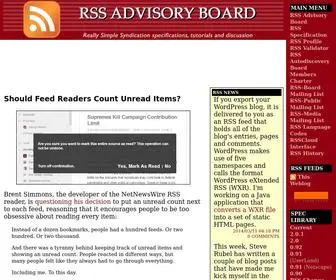 RSsboard.org(RSS Advisory Board) Screenshot