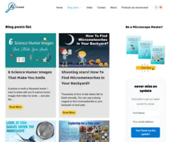 RSscience.com(Blog posts list) Screenshot