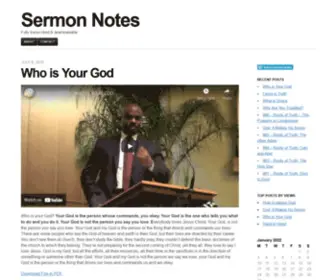 Rssermon.com(Sermon Notes) Screenshot