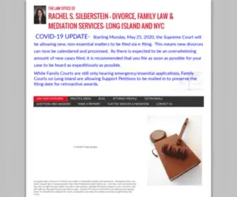 RSsfamilylaw.com(The Law Office of Rachel S) Screenshot