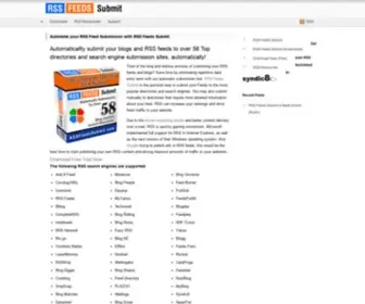 RSsfeedssubmit.com(Automate your RSS Feed Submissions with RSS Feeds Submit) Screenshot