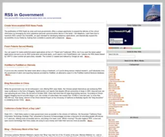 RSsgov.com(RSS in Government) Screenshot
