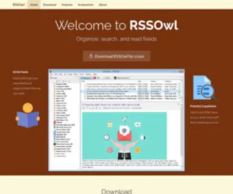 Rssowl.org(Powerful RSS) Screenshot