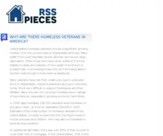 RSspieces.com(The Leading RSS Piece Site on the Net) Screenshot