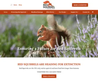 RSST.org.uk(Red Squirrel Survival Trust) Screenshot