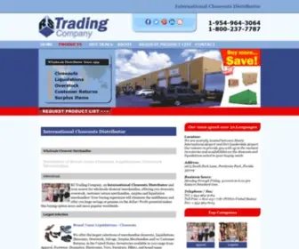 RStrading.com(International Closeouts Distributor) Screenshot