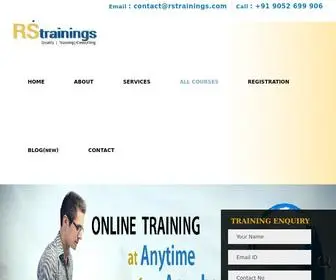 RStrainings.com(RS Trainings) Screenshot