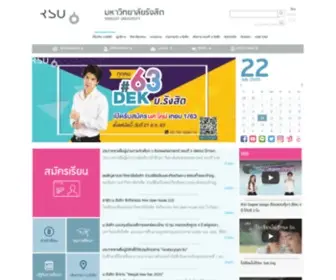 Rsu.ac.th(Rangsit University) Screenshot