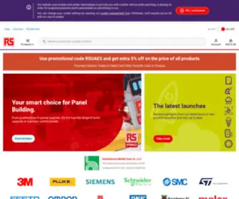 Rsuae.com(RS Components) Screenshot