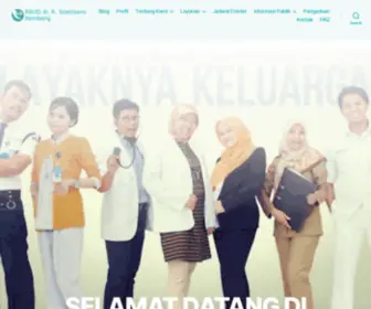 Rsurembang.co.id(RSUD dr.SOETRASNO Rembang) Screenshot