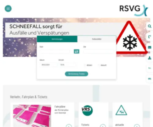 RSVG.de(Ihr Verkehrsunternehmen) Screenshot