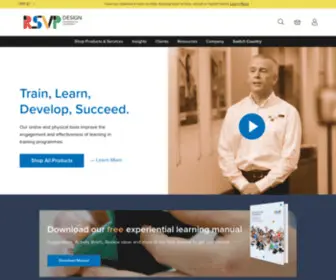 RSVpdesign.co.uk(Experiential Learning Activities) Screenshot