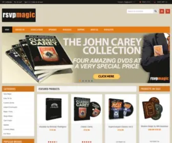 RSVpmagic.com(Magic shop) Screenshot