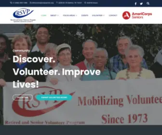 RSVpserves.org(Retired & Senior Volunteer Program) Screenshot