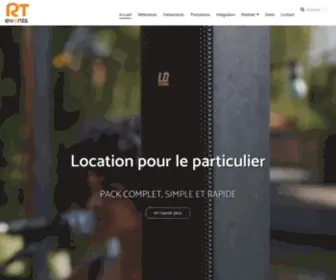RT-Events.fr(RT-Events, Le partenaire de vos événements) Screenshot