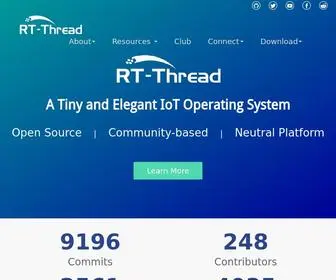 RT-Thread.io(An Open Source Embedded Real) Screenshot