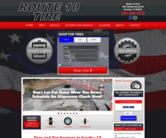 RT10Tire.com(Auto Repair & Tire Shop in Granby) Screenshot