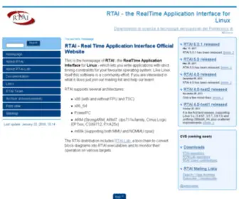 Rtai.org(CMS ohne Datenbank) Screenshot