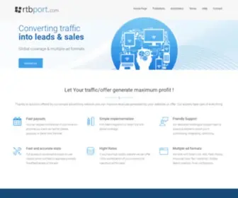 RTbport.com(Converting traffic into money) Screenshot