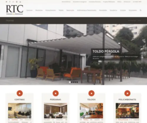 RTCDecor.com.br(RTC Toldos) Screenshot