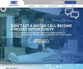 Rtcenter.com(Rochester Telemessaging Center) Screenshot