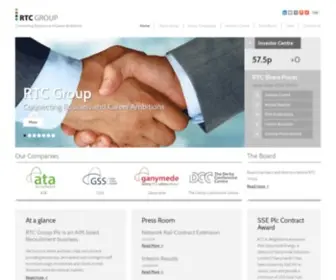 RTCgroupplc.co.uk(RTC Group Plc) Screenshot