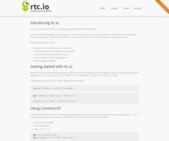 RTC.io(RTC) Screenshot