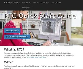 RTcquickstart.org(Real-Time Communications (RTC)) Screenshot