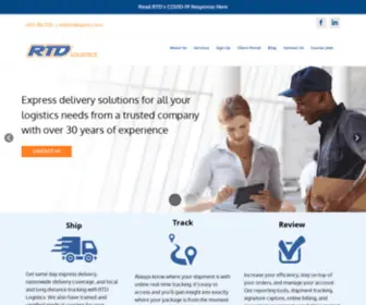 RTdlogistics.com(RTD Logistics) Screenshot