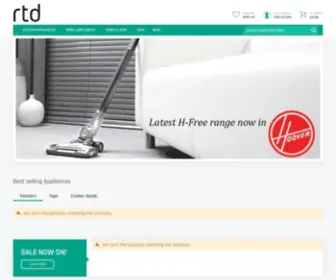 RTD.uk.com(Kitchen Appliances) Screenshot