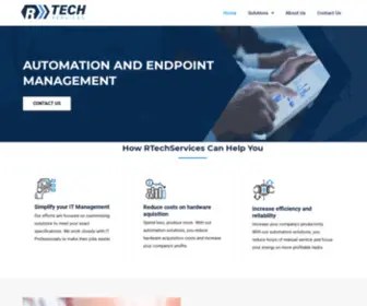 Rtechservices.co(IT Services) Screenshot