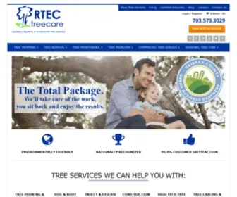 Rtectreecare.com(Best Tree Service In The DC Metro Area) Screenshot