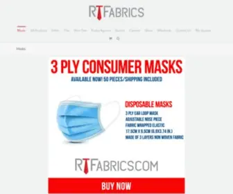 Rtfabrics.com(Richard Tie Fabrics) Screenshot