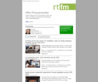 RTFM-Pressecenter.de(RTFM Pressecenter) Screenshot