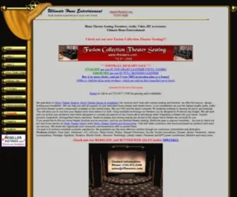 Rtheaters.com(Home Theater Seating) Screenshot