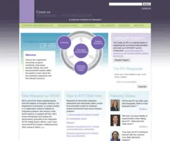Rti4Success.org(Center on Response to Intervention) Screenshot