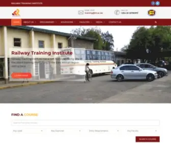 Rti.ac.ke(Railway Training Institute) Screenshot