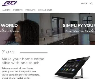 Rticorp.com(Custom Home Automation) Screenshot