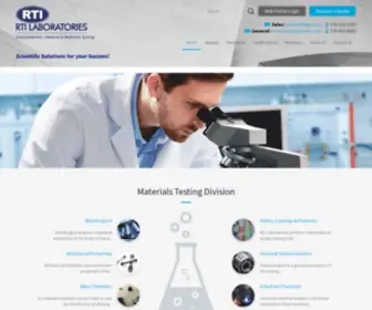 Rtilab.com(Materials Testing Division Metallurgical Metallurgical analysis) Screenshot