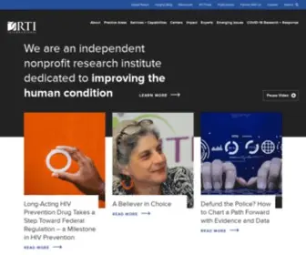 Rti.org(RTI International) Screenshot